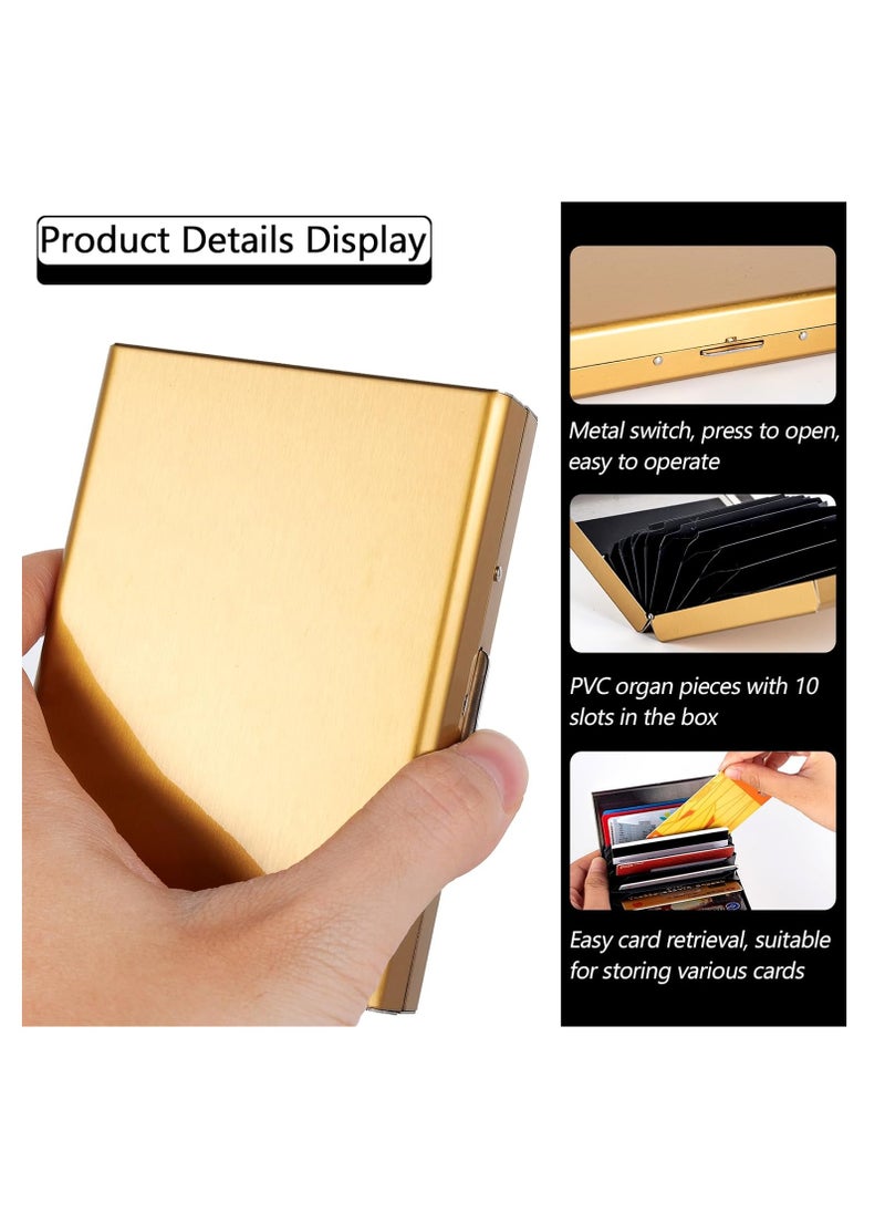 T NEWFUN Metal credit card holder 10 cards  - Image 4