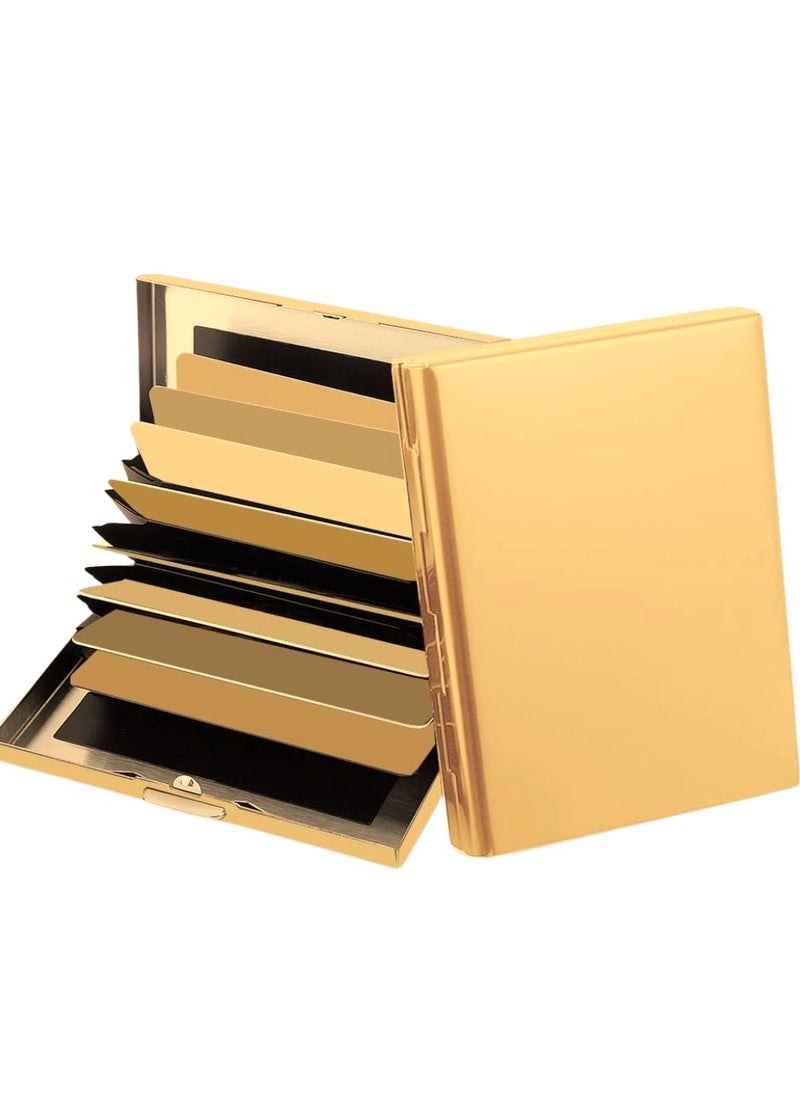 T NEWFUN Metal credit card holder 10 cards  - Image 1