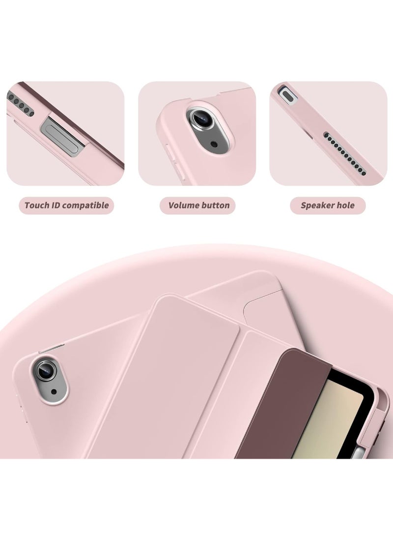 روك بو - حافظة لجهاز iPad (A16) 11 بوصة 2025 الجيل iPad 11 حافظة/حافظة لجهاز iPad الجيل العاشر 10.9 بوصة 2022 حامل قلم مدمج غطاء خلفي مرن، حامل ثلاثي الطي، سلسلة السكون والاستيقاظ التلقائي لجهاز iPad 2022 موديل A2696 A2757 A2777 الجيل العاشر 10.9 بوصة/iPad الجيل الحادي عشر 11 بوصة 2025 A3354، A3355، A3356 - Image 1