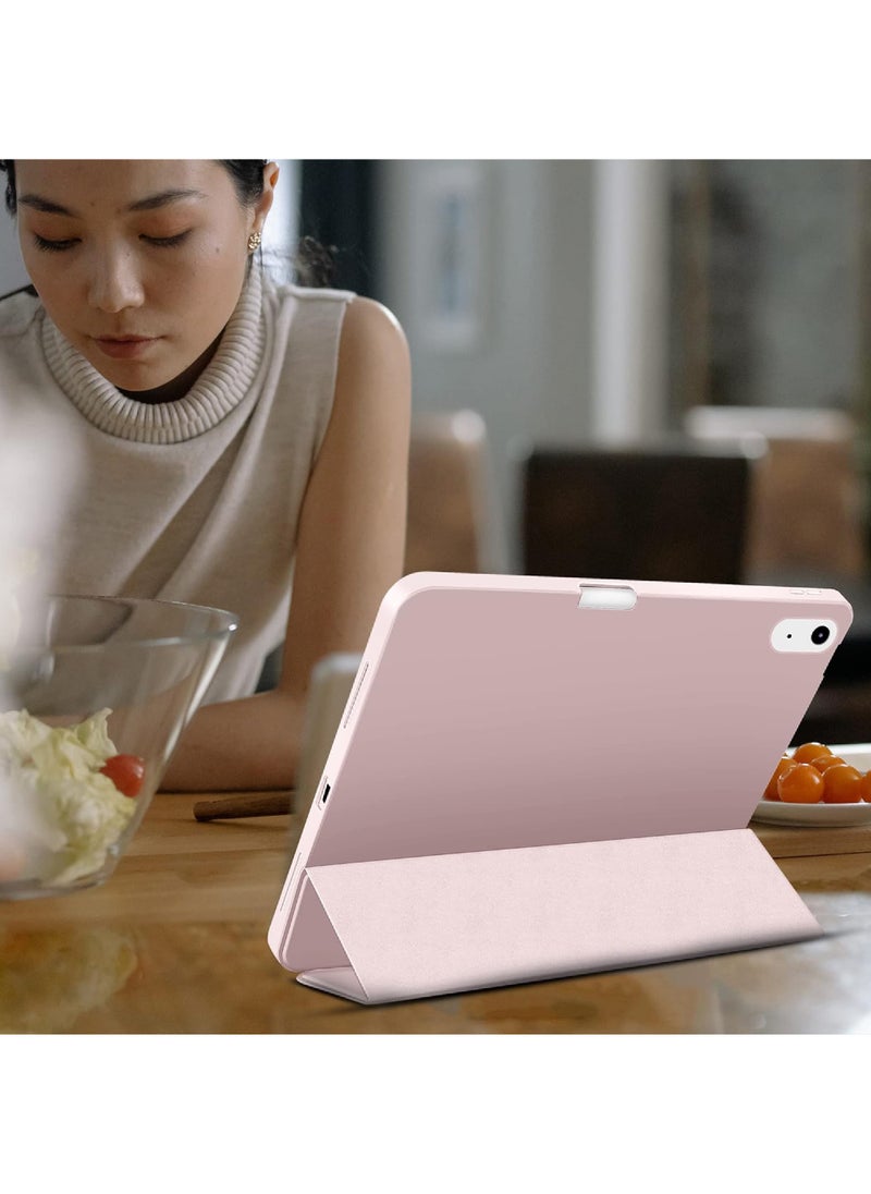 روك بو - حافظة لجهاز iPad (A16) 11 بوصة 2025 الجيل iPad 11 حافظة/حافظة لجهاز iPad الجيل العاشر 10.9 بوصة 2022 حامل قلم مدمج غطاء خلفي مرن، حامل ثلاثي الطي، سلسلة السكون والاستيقاظ التلقائي لجهاز iPad 2022 موديل A2696 A2757 A2777 الجيل العاشر 10.9 بوصة/iPad الجيل الحادي عشر 11 بوصة 2025 A3354، A3355، A3356 - Image 1