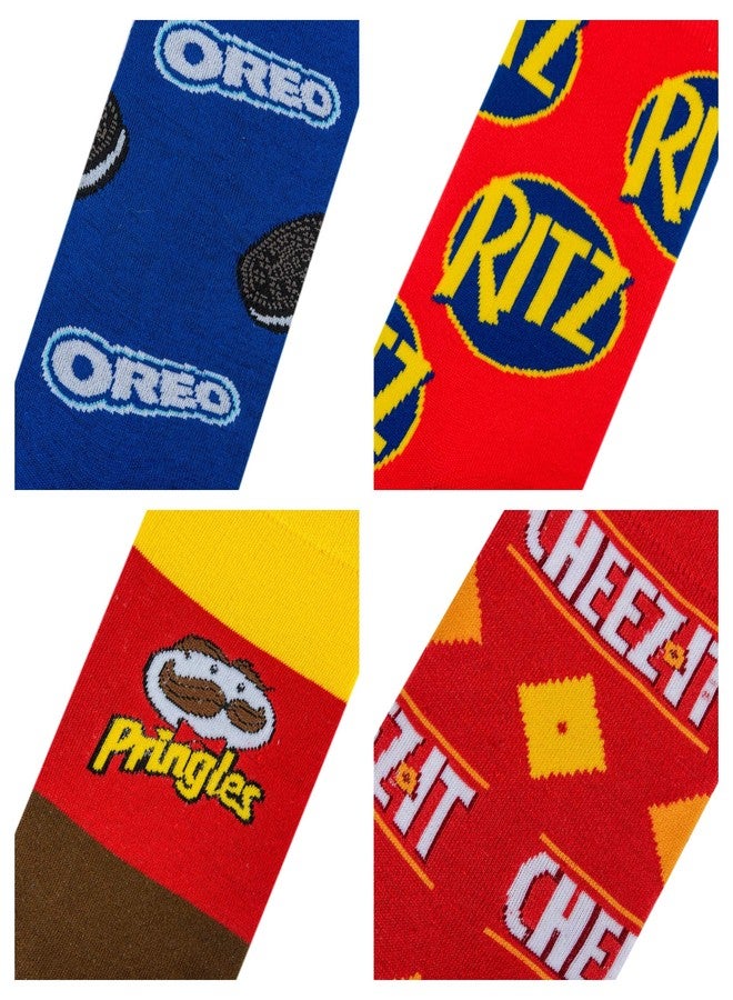 Crazy Socks - Snack Food 8-Pack Novelty Crew Sock Bundle - Large - Fun Colorful Junk Food Gift Set for Men & Women - Image 5