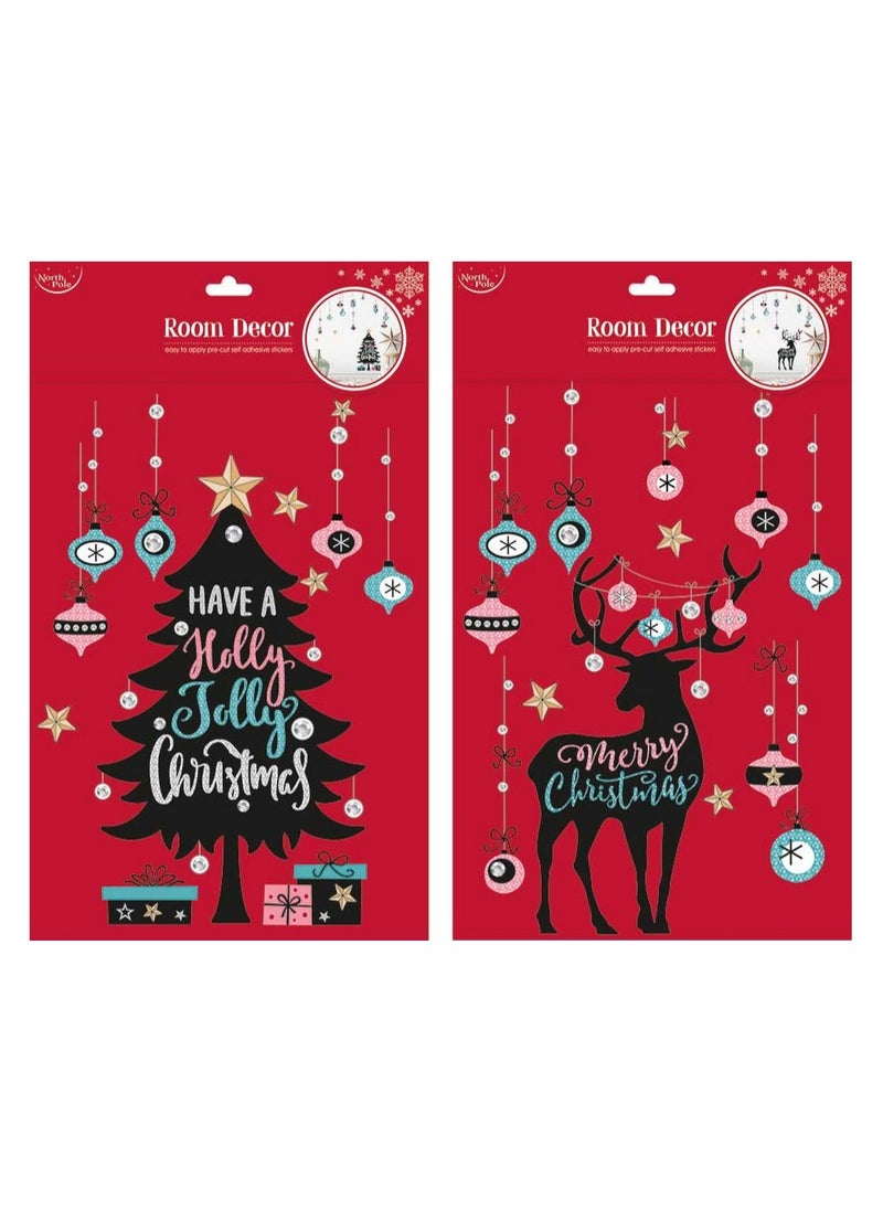 EuroWrap Eurowrap Bright Room Stickers – Colorful and Fun Stickers, Ideal for Decorating Walls, Room Accents, Vibrant and Playful Designs, Perfect for Bedrooms and Playrooms 