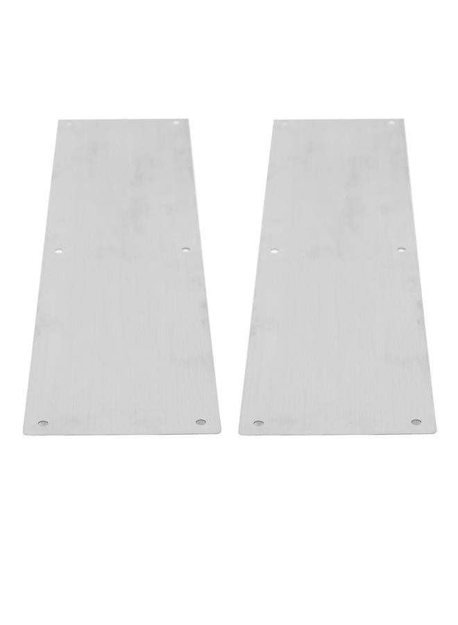 2PCS Door Kick Plate Decorative 304 Stainless Steel Door Protection Kick Plate for Interior and Exterior Doors