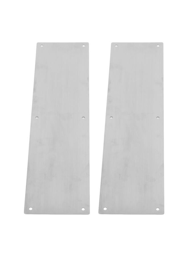 2PCS Door Kick Plate Decorative 304 Stainless Steel Door Protection Kick Plate for Interior and Exterior Doors