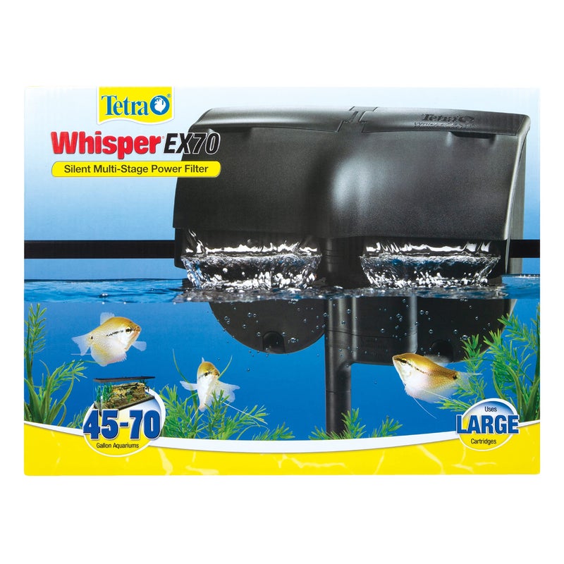 Tetra Whisper EX 70 Filter For 45 To 70 Gallon aquariums, Silent Multi-Stage Filtration, WHITE - Image 3