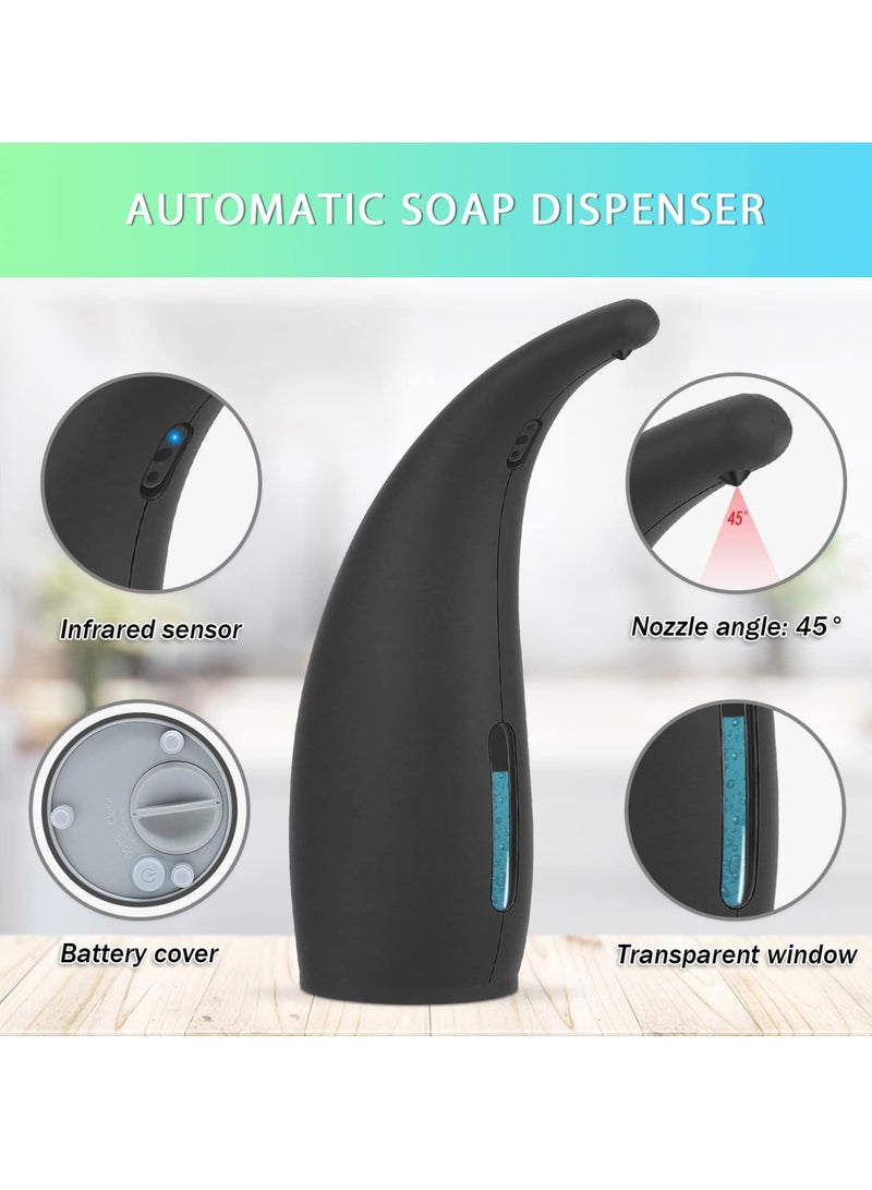 Captaintech Touchless Automatic Soap Dispenser - Battery Operated 300ml Pump for Hands-Free Liquid Soap in Kitchen and Bathroom - Electronic Drippy Soap Dispenser. - Image 2