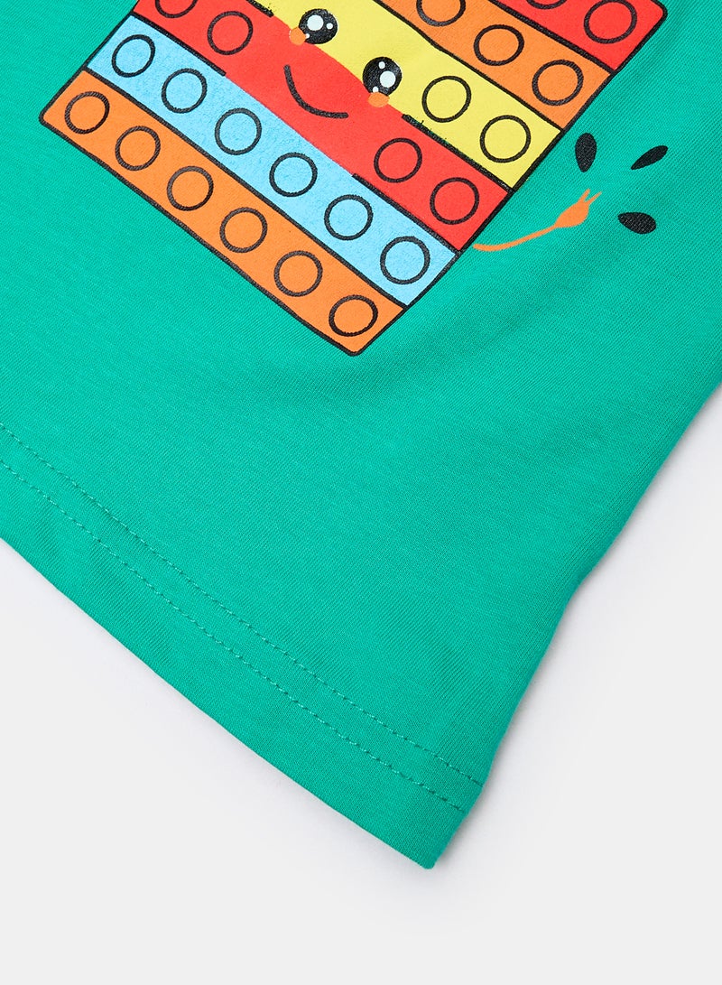 Panco Baby Boys BUBLE POP Hooded Short Sleeve T-shirt - Image 4