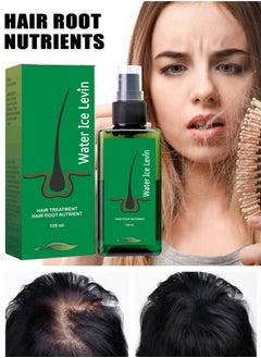 Water Ice Levin Men's Hair Density Serum – Natural Plant-Based Formula to Thicken Hair, Reduce Thinning & Revitalize Follicles for Fuller, Healthier Hair  - Image 1