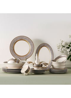DANUBE HOME Royal 32-Piece New Bone China Dinner Set -Serve 6  - Image 2