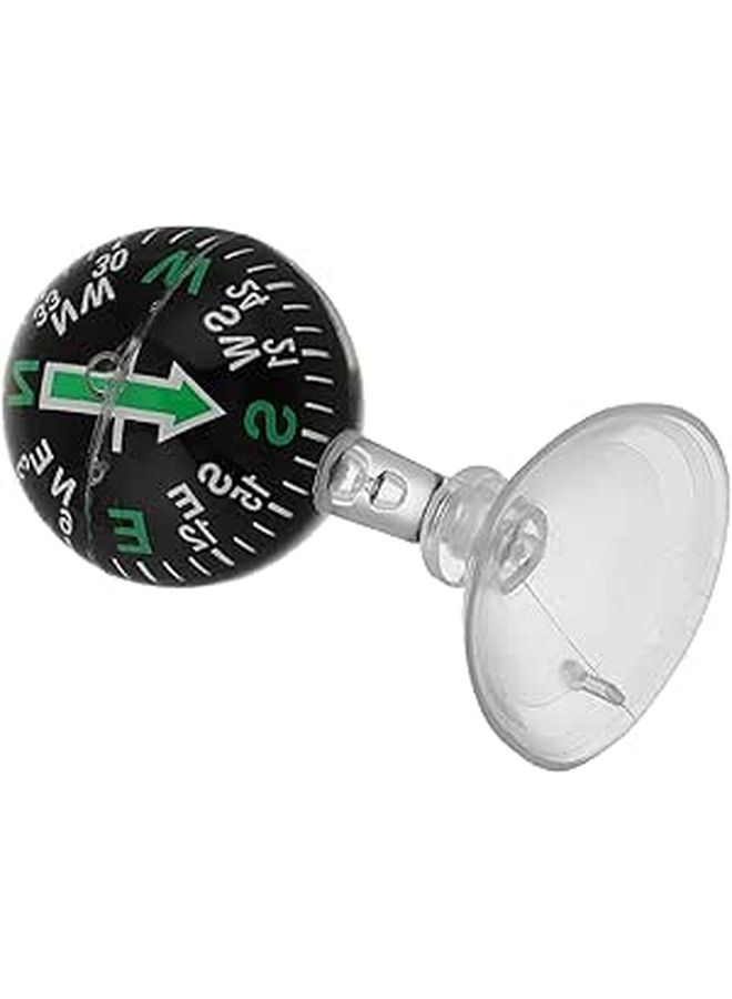 38mm Car Dashboard Compass Ball With Suction Cup Auto Direction Navigation Guide - Image 1