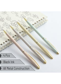 Mr. Pen Fancy Pen Set 4 Pcs Inspirational Pens For Women Fancy Pens For Women Motivational Pens Pen Sets For Women Gift Luxury Pens For Women Appreciation Pens Pen Gift Set  - Image 3