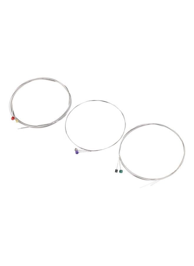 Thoraya - Electric Guitar Strings 6 String Set Replacement Kit Nickel Alloy Accessories Silver - Image 1