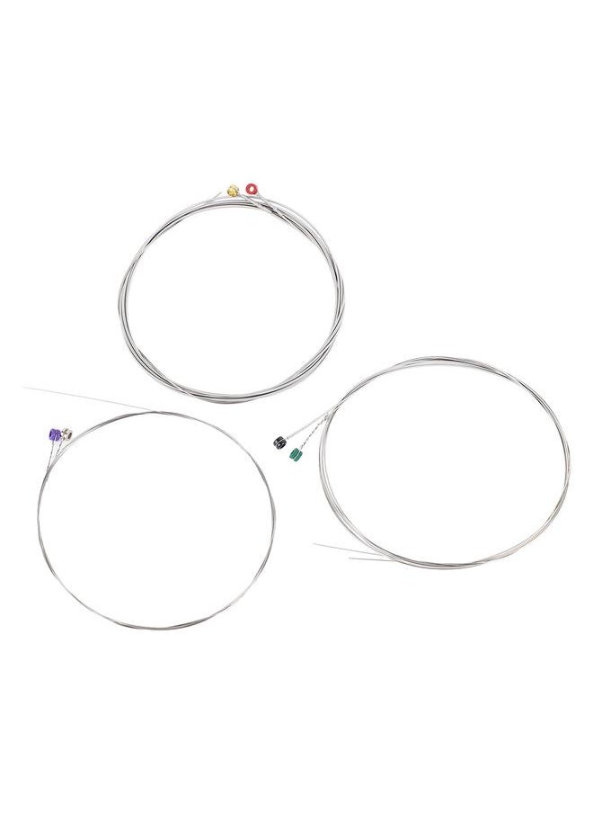 Thoraya - Electric Guitar Strings 6 String Set Replacement Kit Nickel Alloy Accessories Silver - Image 1