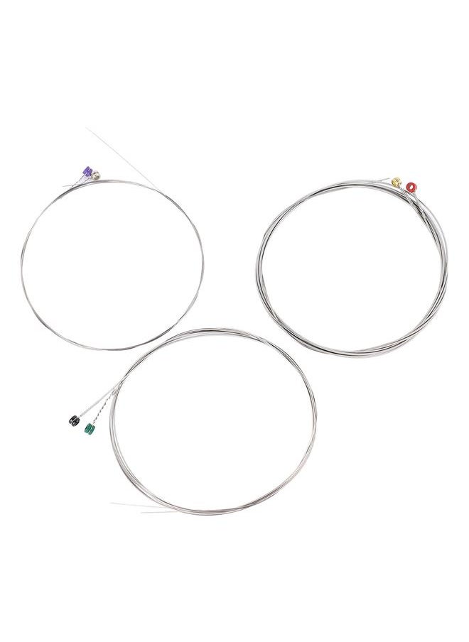 Thoraya - Electric Guitar Strings 6 String Set Replacement Kit Nickel Alloy Accessories Silver - Image 1