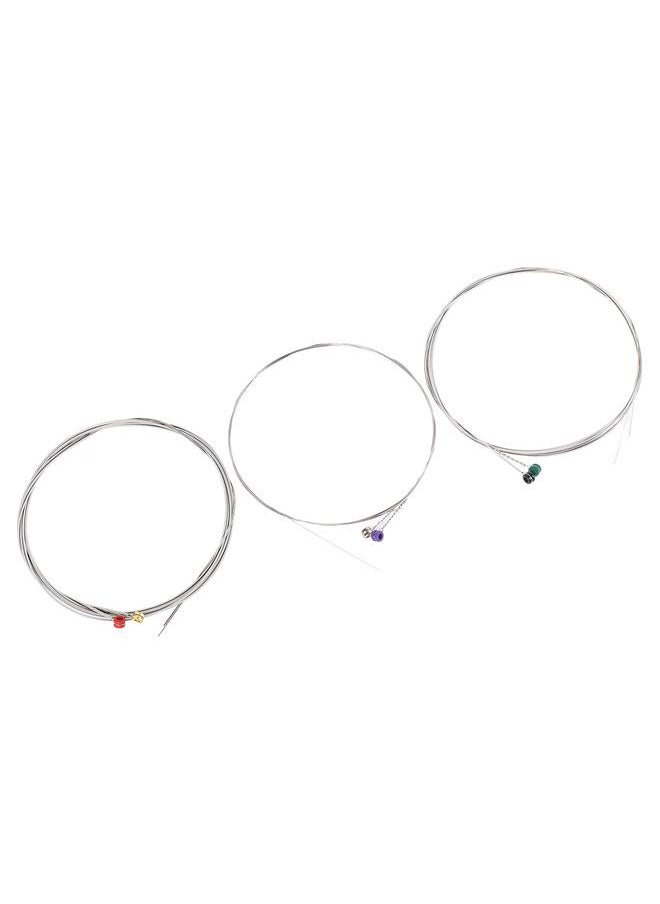 Thoraya - Electric Guitar Strings 6 String Set Replacement Kit Nickel Alloy Accessories Silver - Image 1