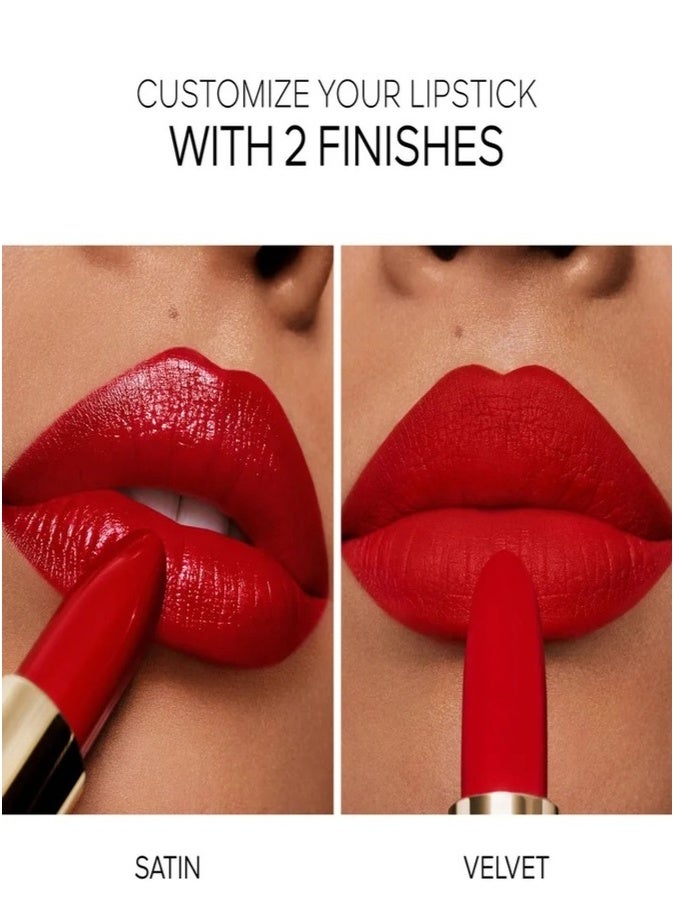 غيرلان عبوة إعادة تعبئة أحمر شفاه جيرلان روج جي فائقة العناية قابلة للتخصيص 3.5 غرام - لون شفاه فاخر بلمسة نهائية ساتانية مرطبة، لون برتقال سيين 234 - Image 5