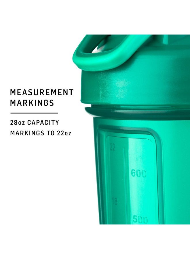 BlenderBottle Classic V2 Shaker Bottle Perfect for Protein Shakes and Pre Workout, 28-Ounce, Ocean Blue - Image 1