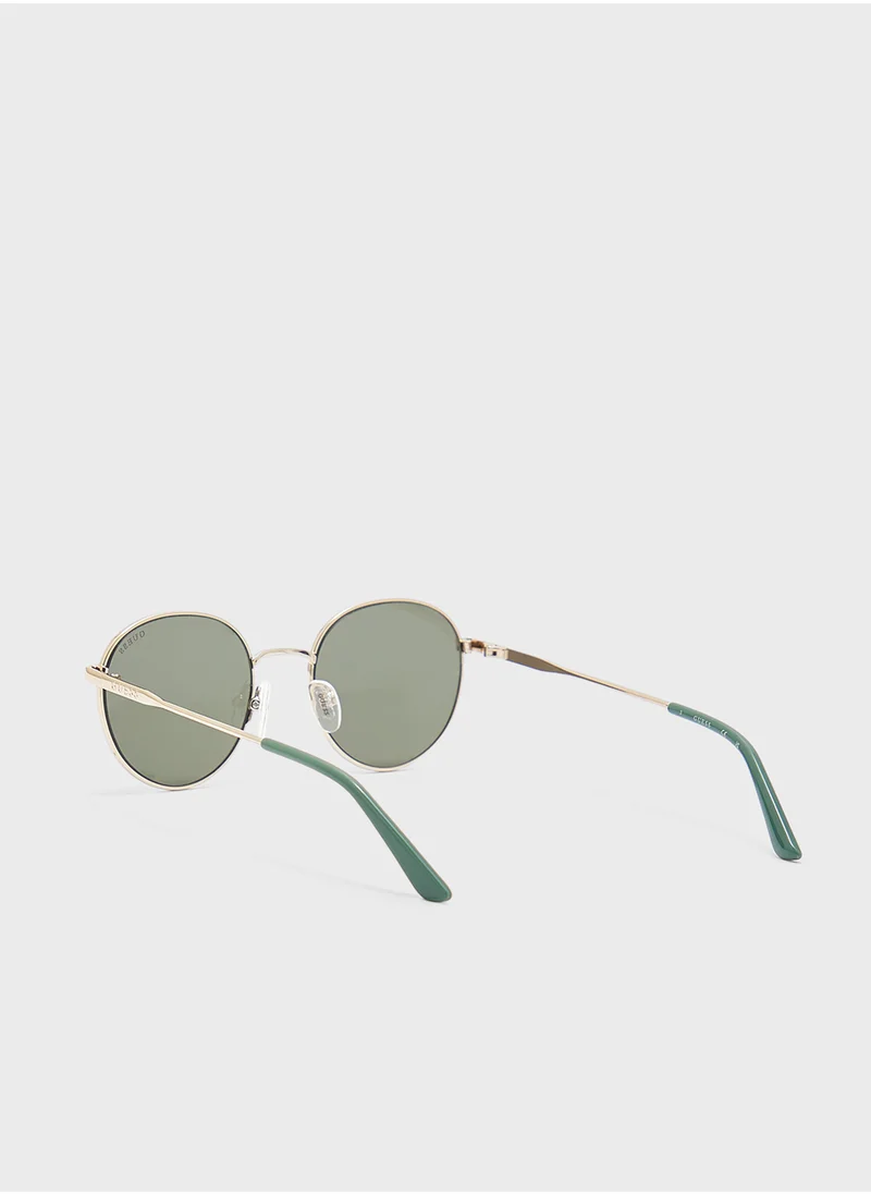 جس Gu0023732N48 Aviator Sunglasses
