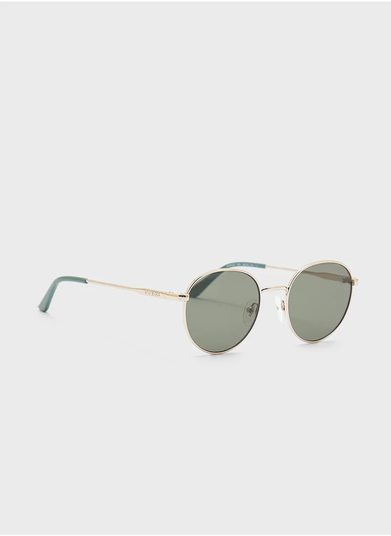 جس Gu0023732N48 Aviator Sunglasses