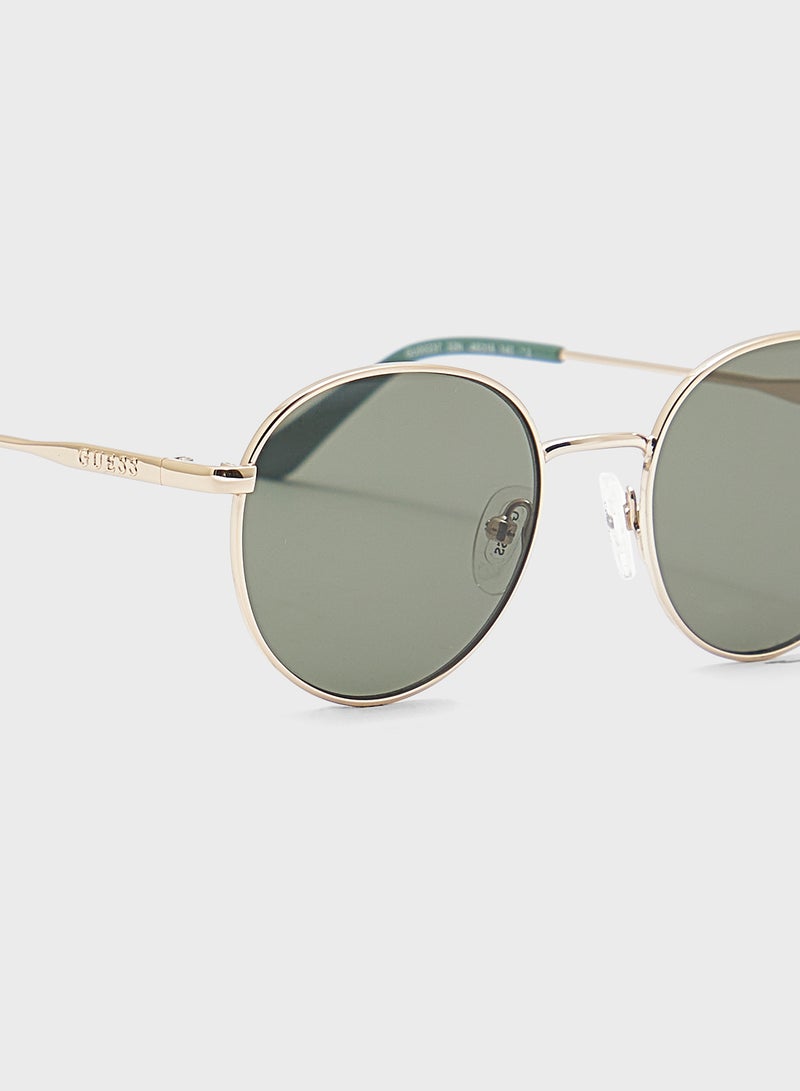 GUESS Gu0023732N48 Aviator Sunglasses - Image 3