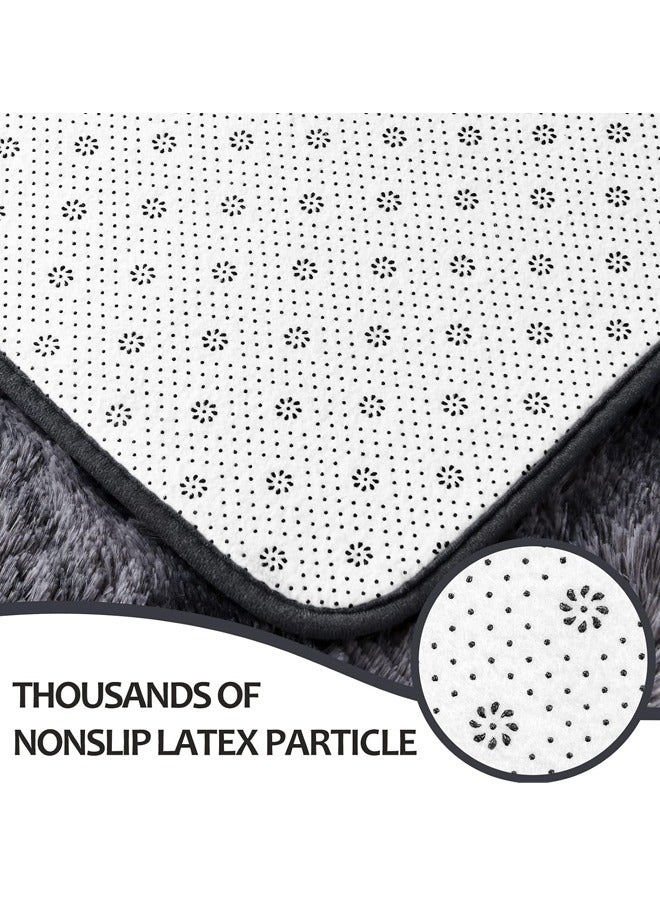 Optico Area Rugs for Living Room, High Pile Fluffy Carpet for Bedroom, Geometric Plush Fluffy Rugs, Extra Soft Carpet Moroccan Rugs for Bedroom Living Room Dorm Kids, High Pile Shaggy Floor Rug Decor Kids Room, Nursery, Home Decor - Image 4