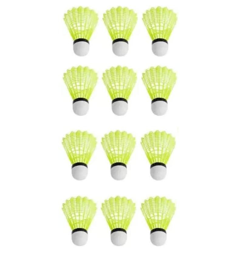 Haarlosy Facto Power (Pack of 5), Badminton Shuttle Cock, Green Color, Plastic Make with Cork On The Face (Low Speed) - Image 2