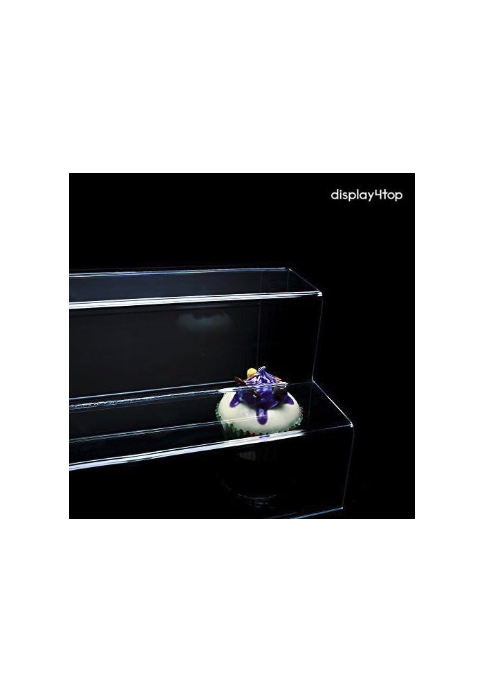 TPGP Display4top 3 Step Acrylic Display Stand Counter Retail Riser Plinth, 2 Pack (200 x 200 x 200mm) - Image 4