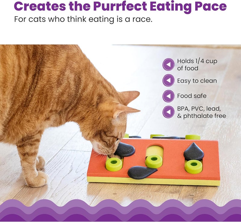 Catstages Nina Ottosson Melon Madness Puzzle & Play - Interactive Cat Treat Puzzle - Image 4