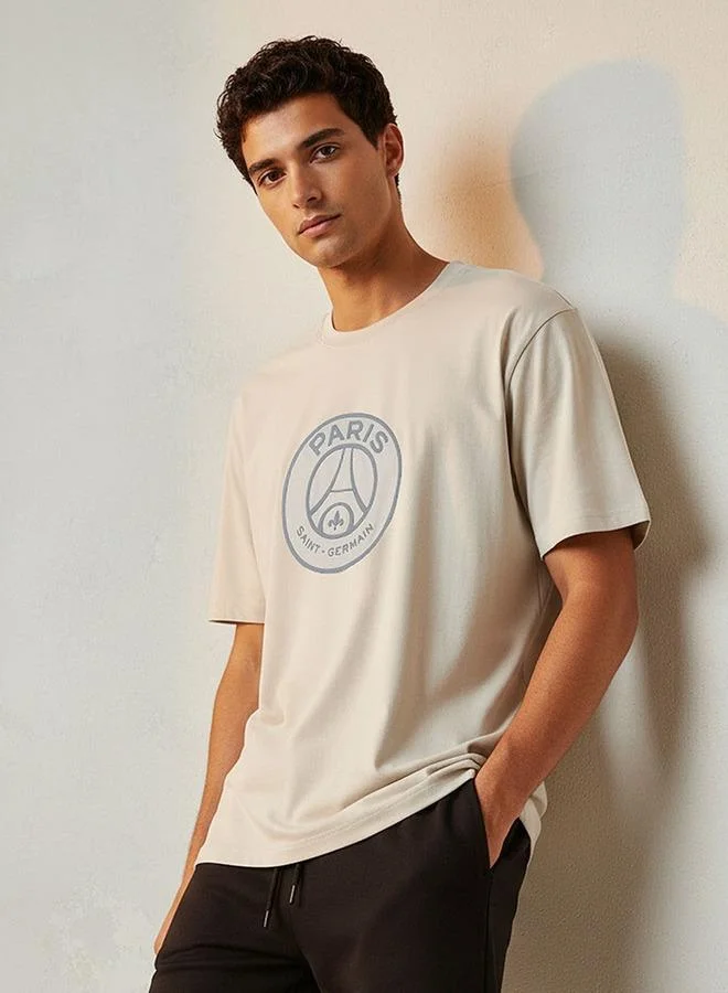 اس بي كاركترز Paris Saint-Germain Regular Fit Crew Neck Printed T-shirt