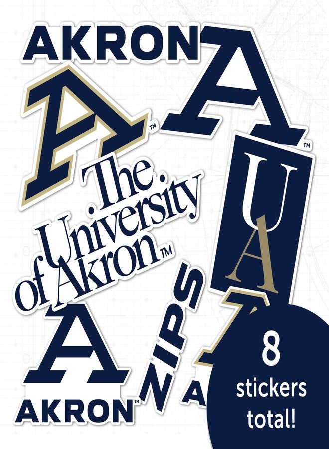 Desert Cactus The University of Akron Sticker Zips UA Vinyl Decals Laptop Water Bottle Car Scrapbook Sheet T2 (Type 2) - Image 5