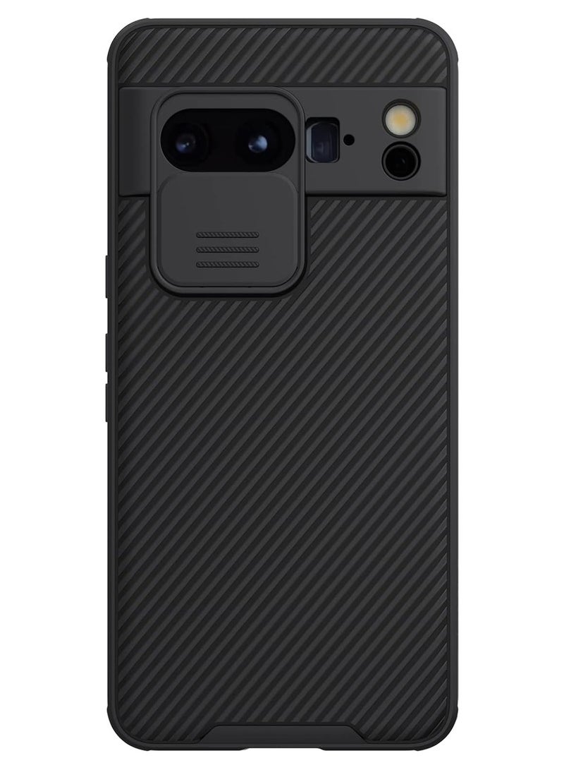 Nillkin CamShield Pro Google Pixel 8 Pro Case Camera Protection Slide Camera Cover Slim Thin Slim Protective Case - Black - Image 2