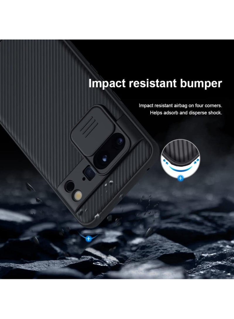 Nillkin CamShield Pro Google Pixel 8 Pro Case Camera Protection Slide Camera Cover Slim Thin Slim Protective Case - Black - Image 5