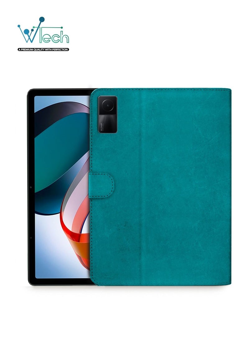 Wtech PU Leather Flip Case Cover For Xiaomi Redmi Pad 10.61 2022 Sea Green - Image 1