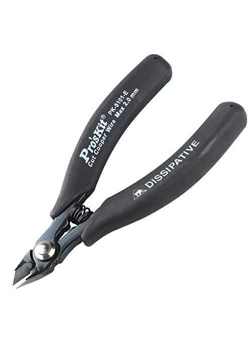 Proskit Proskit 1PK5101CE Heavy Duty Cutting Plier WSafety Clip Conductive Handle 125mm Pack of 1  - Image 1