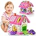 Talkfun Montessori Toy for 1 Year Old Girl Gifts Musical Bilingual Educational Toddler Toy Age 12 Yr 1218 Month First Birthday Gift for 1 Year Old Girl Pink - Image 3