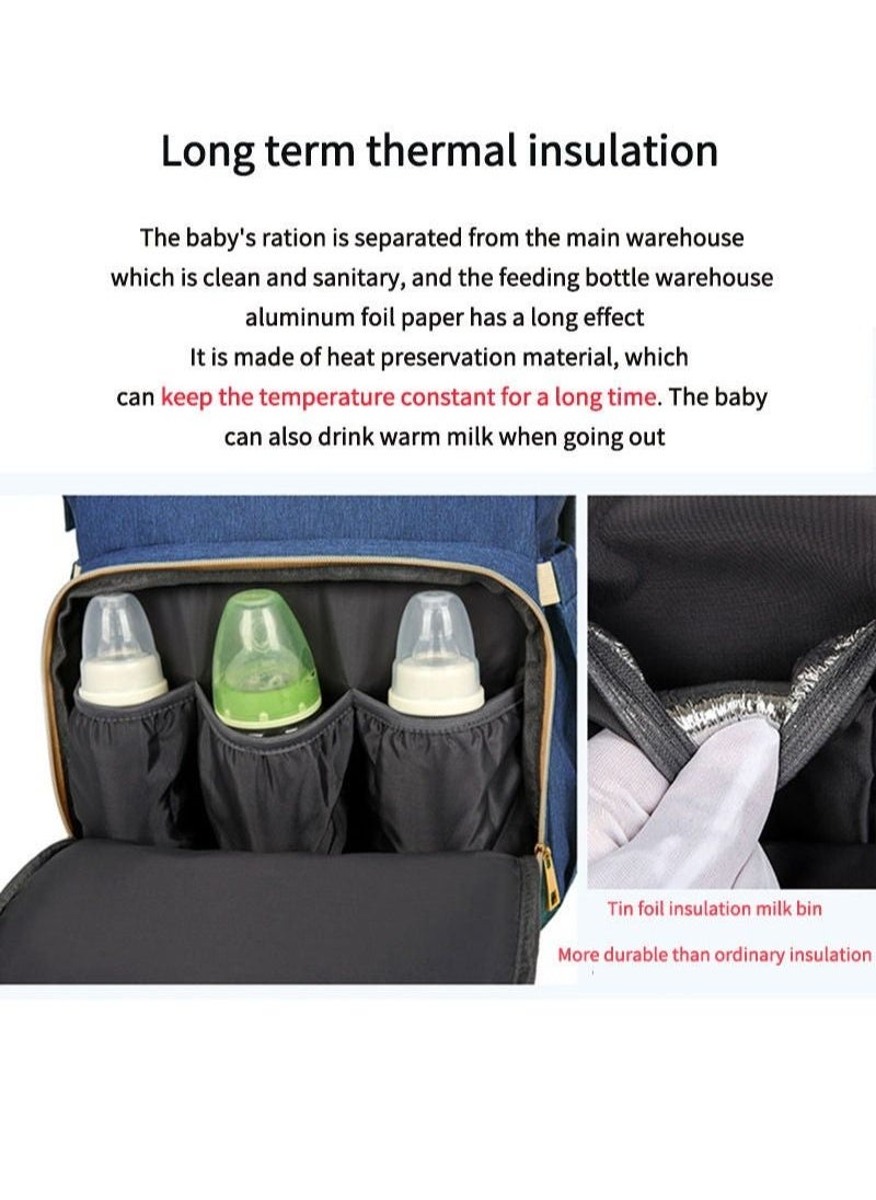 VInedi - Waterproof and Thermal Insulation Extended Version Telescopic Folding Mommy Bag with Hanging Stroller Design - Image 1