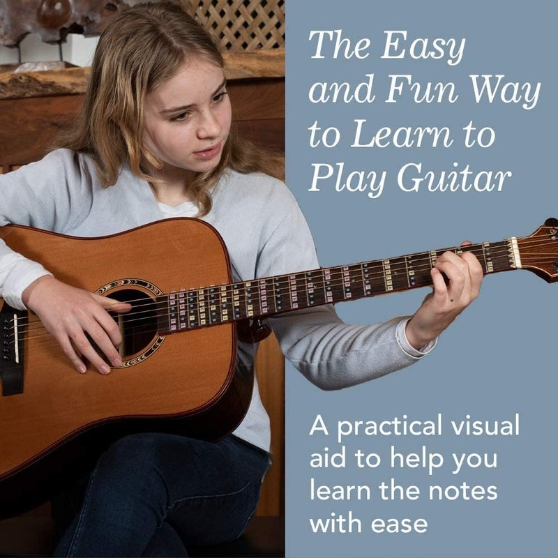 FFG NOTE THE DIFFERENCE Fantastic Finger Guide for Acoustic and Electric Guitars | Guitar Accessories | Fretboard and Fingerboard Stickers | Guitar Learning Tools | Guitar Stickers | Learn to Play Guitar | Frets 1-12 - Image 5