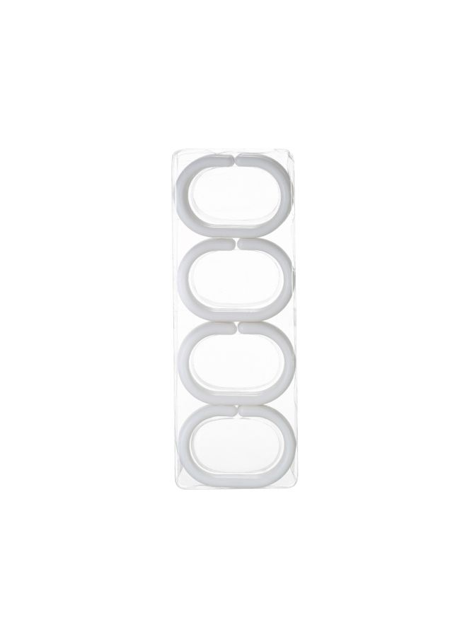 NIBEMINENT Waterproof Shower Curtain White 72x72inch - Image 4