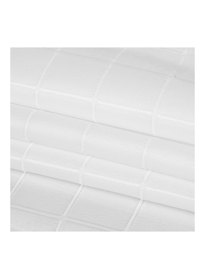 NIBEMINENT Waterproof Shower Curtain White 72x72inch - Image 2