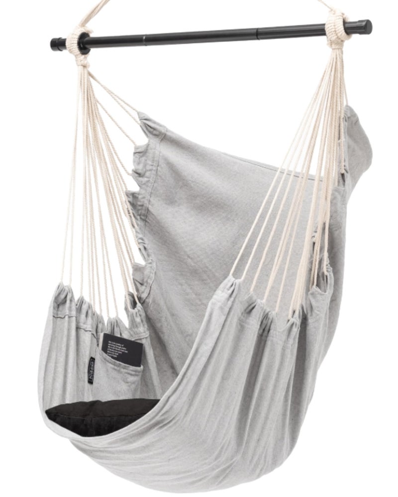 UNIPRIDE كرسي هزاز يونيبرايد 2025 كرسي معلق مصنوع يدويًا للبالغين والأطفال بحد أقصى للوزن 500 رطل للاستخدام الداخلي والخارجي تصميم مريح على طراز بوهيمي مع ملحقات التعليق