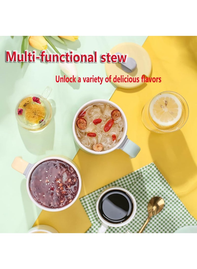 SOLARAE كوب ذكي للتحكم في درجة الحرارة، 450 مل ضبط درجة الحرارة والوقت، كوب طهي كهربائي صغير، لتسخين القهوة، المشروبات، الحليب، الشاي، الأخضر - Image 3