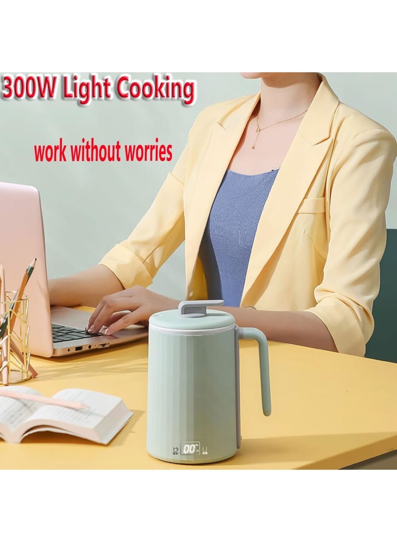 SOLARAE كوب ذكي للتحكم في درجة الحرارة، 450 مل ضبط درجة الحرارة والوقت، كوب طهي كهربائي صغير، لتسخين القهوة، المشروبات، الحليب، الشاي، الأخضر - Image 5