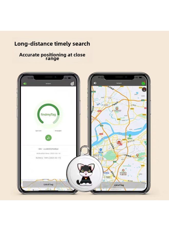 نيوترل متتبع الحيوانات الأليفة - طوق GPS لتحديد موقع القطط والكلاب - أداة مقاومة للفقد بتقنية التتبع الجغرافي - قلادة تعليق - Image 4