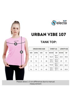 Selecta Now Ladies Sleeveless Cotton Baby Pink T-Shirt Breathable Tank Top Soft Stretchable Women’s T Shirt Ideal for Hot Climate  - Image 4