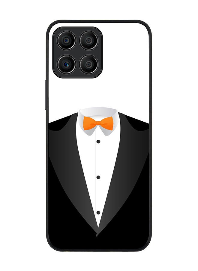 Stylizedd Rugged Black edge case for Honor X8 5G Slim fit Soft Case Flexible Rubber Edges Anti Drop TPU Gel Thin Cover - The Tux - Image 1