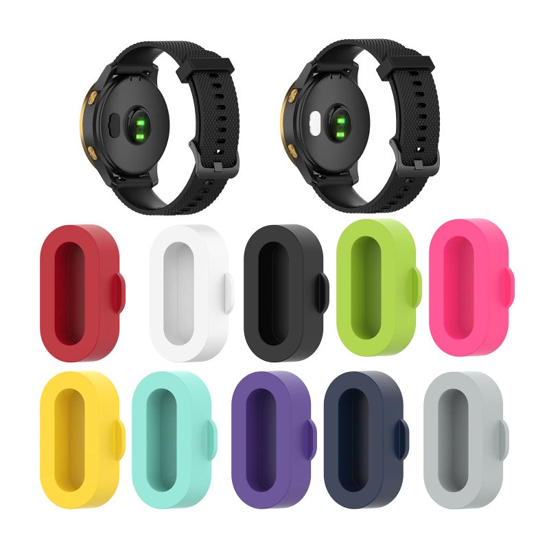 Anti-Dust Plug Set for Garmin Forerunner & Fenix Series – 10pcs Silicone Charger Port Protectors for 265/965/255/955/7X/7S/7 - Image 2