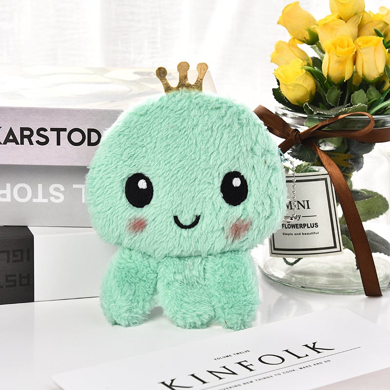 Korean INS Cute Octopus Cartoon Plush Coin PurseSmall octopus Green Small octopus Green 