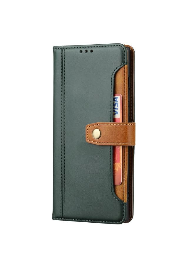 اس-توب جراب لهاتف Samsung Galaxy S22 Ultra 5G مصنوع من جلد العجل قابل للطي مرتين - Image 2