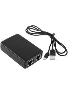 RJ45 Ethernet Switch Selector, Bi-Directional Splitter, 2-Port Network Switch Distributor, 1 In 2 Out or 2 In 1 Out, 100M Plug & Play Intranet Adapter with Switcher.