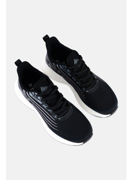 RBX Men Lace Up Running Shoes, Black  - Image 4